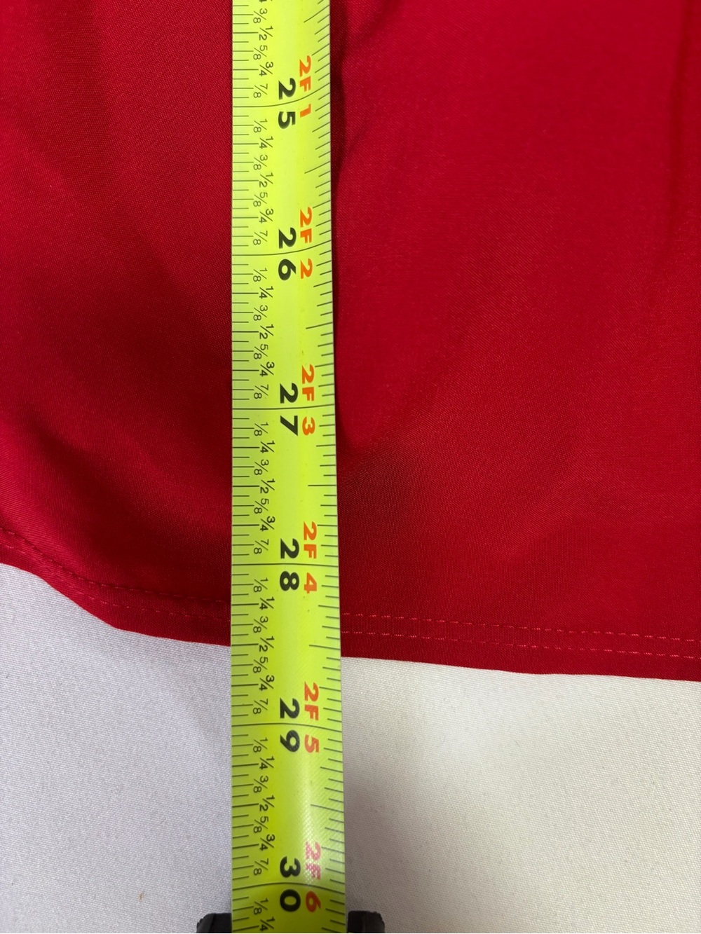 Red Sleeveless Scoop Neck Athletic Dress with built in shorts - Picture 6 of 7